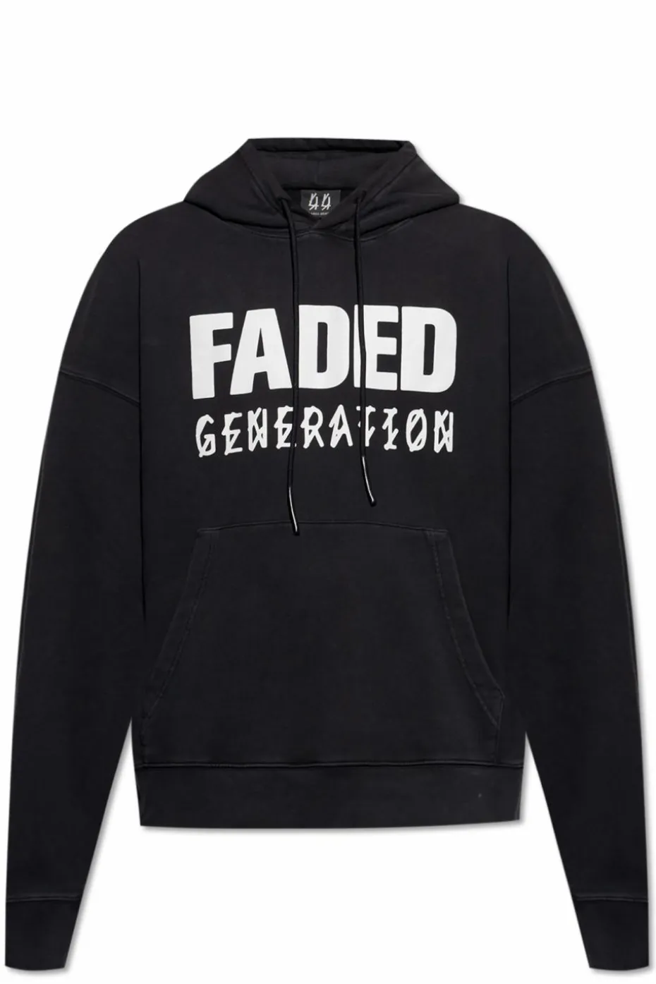 44 Label Group BLACK Printed sweatshirt