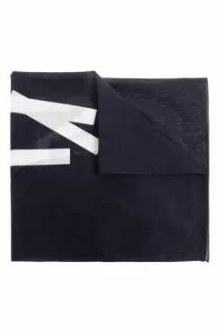 44 Label Group BLACK Scarf with logo
