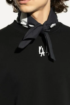 44 Label Group BLACK Scarf with logo