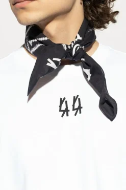 44 Label Group BLACK Scarf with logo