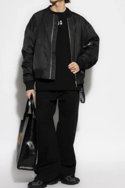 44 Label Group BLACK Sweatshirt with Logo