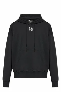 44 Label Group BLACK Sweatshirt with logo