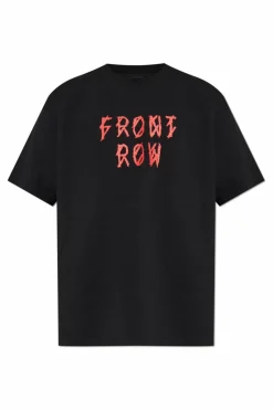 44 Label Group BLACK T-shirt with logo
