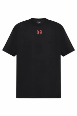 44 Label Group BLACK T-shirt with logo