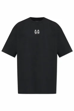 44 Label Group BLACK T-shirt with logo