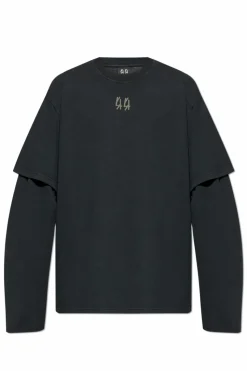 44 Label Group BLACK T-shirt with logo