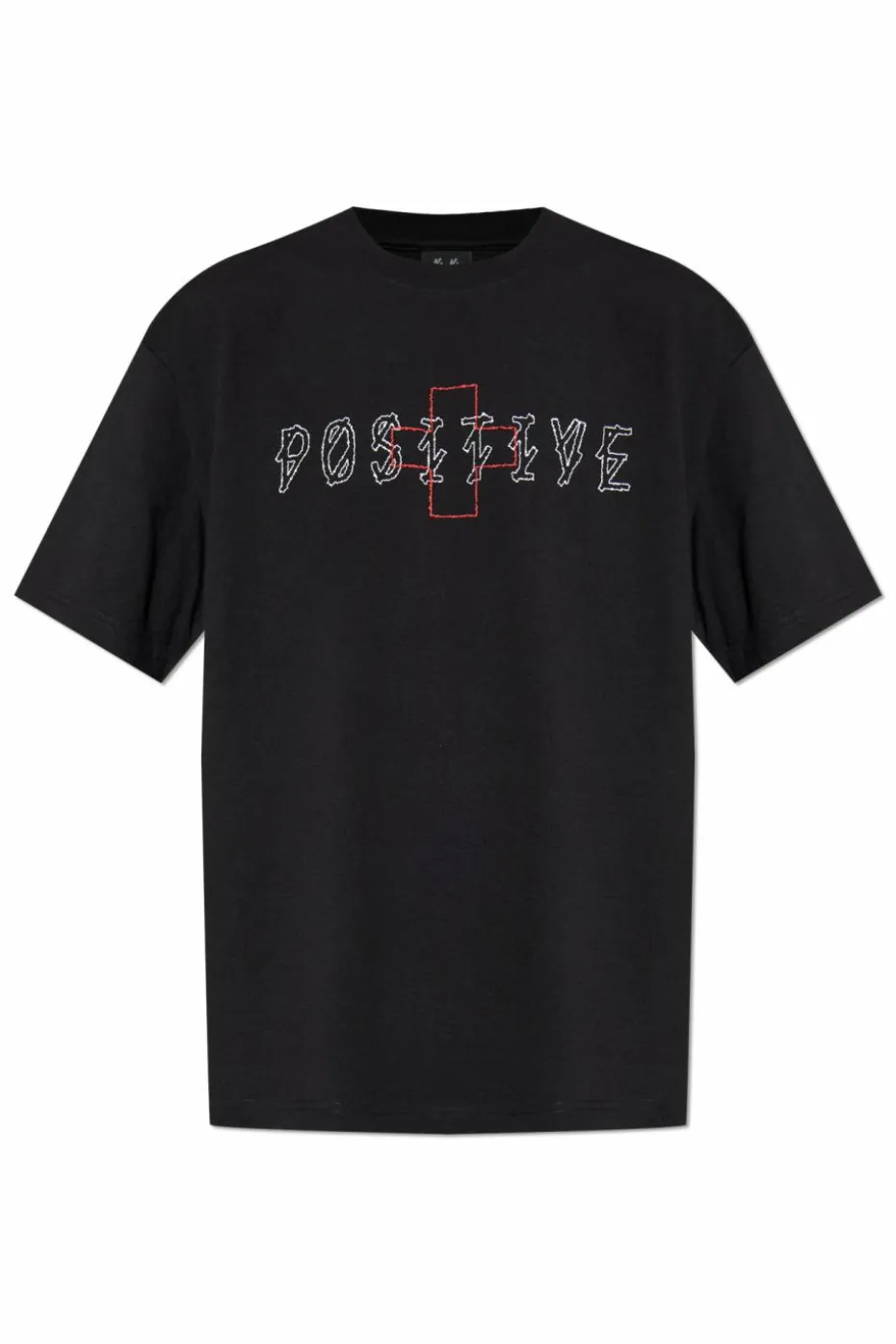 44 Label Group BLACK T-shirt with logo