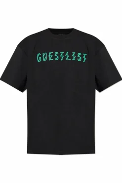 44 Label Group BLACK T-shirt with logo