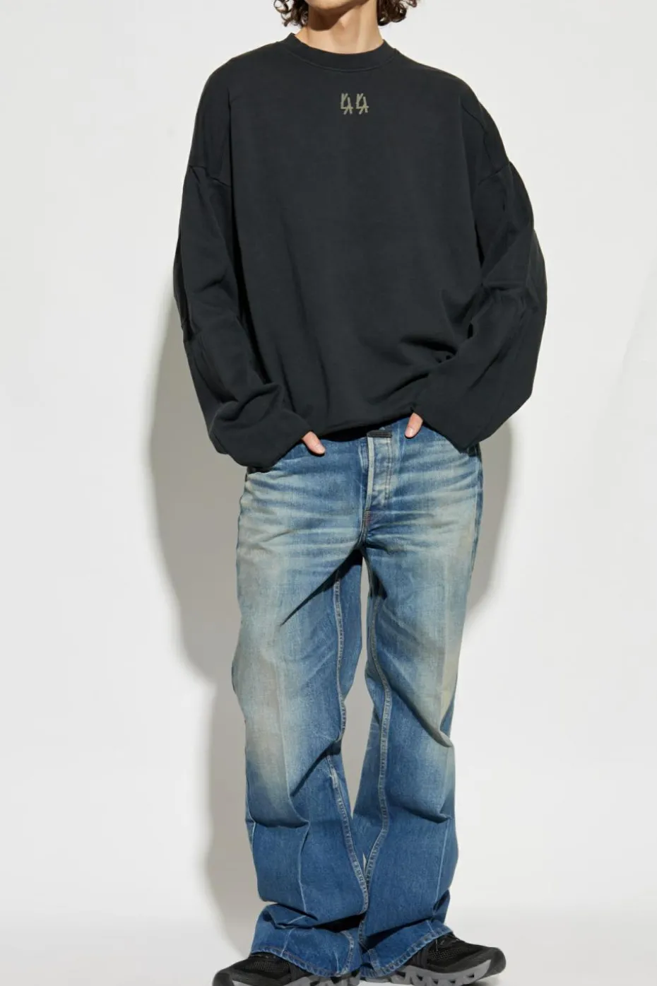 44 Label Group GREY Sweatshirt with logo