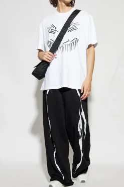 44 Label Group WHITE T-shirt with logo