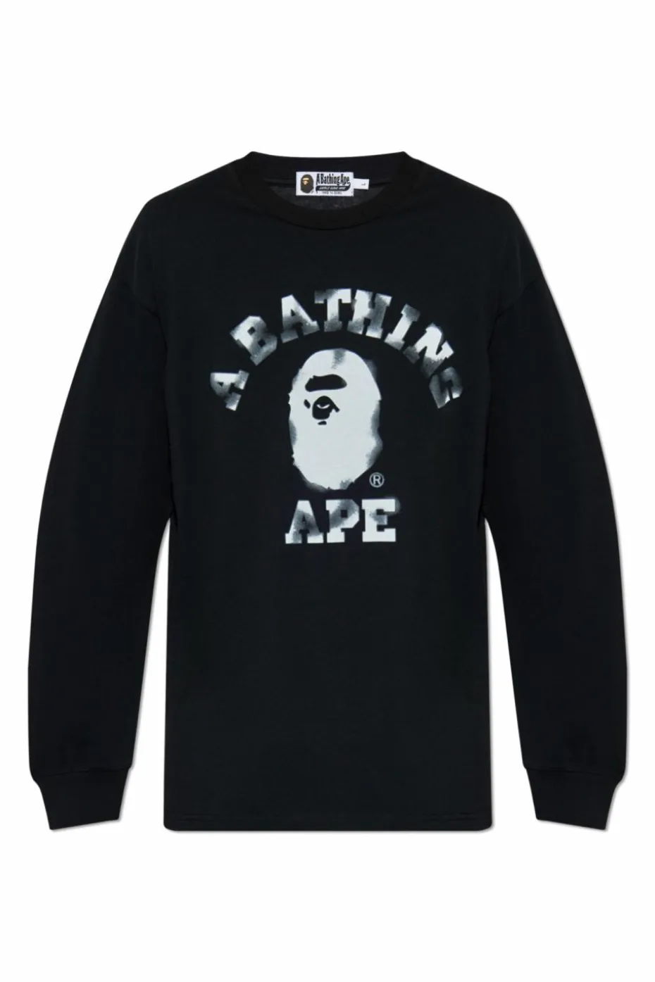 A BATHING APE® BLACK Long-sleeve t-shirt