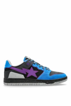 A BATHING APEĀ® BLUE Sports shoes with logo