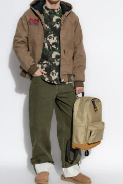 A BATHING APE® BROWN Hooded Jacket