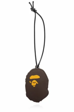 A BATHING APEĀ® BROWN Logo pendant