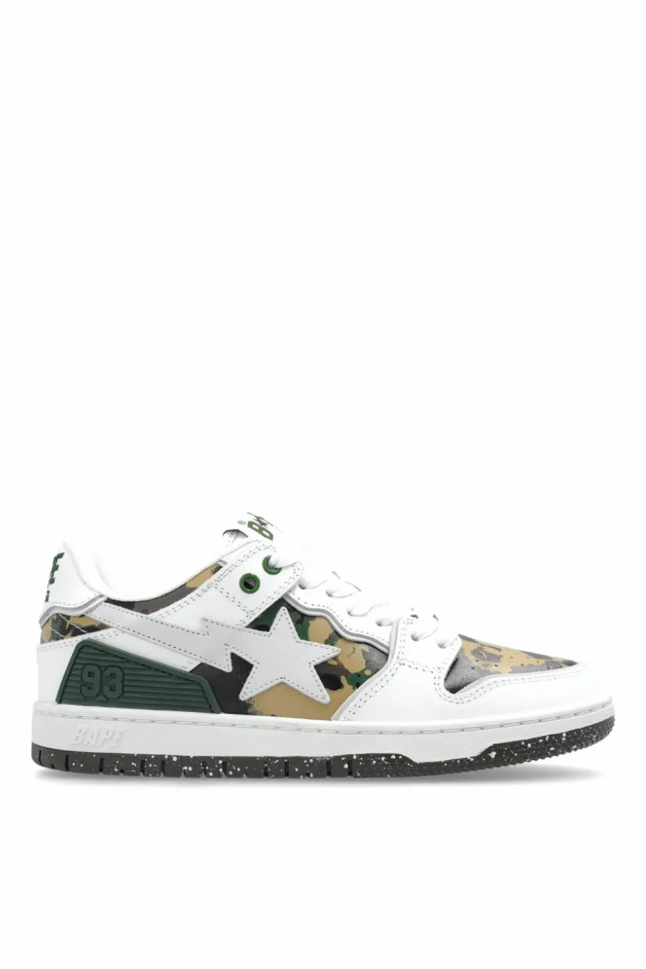 A BATHING APE® GREEN Sneakers SK8 STA