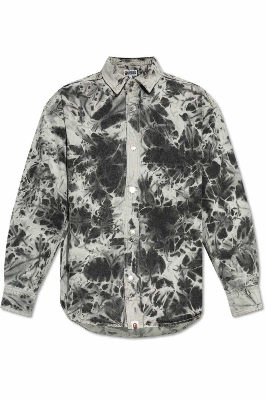 A BATHING APE® GREY Denim shirt
