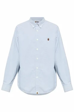 A BATHING APE® light blue Shirt with Logo