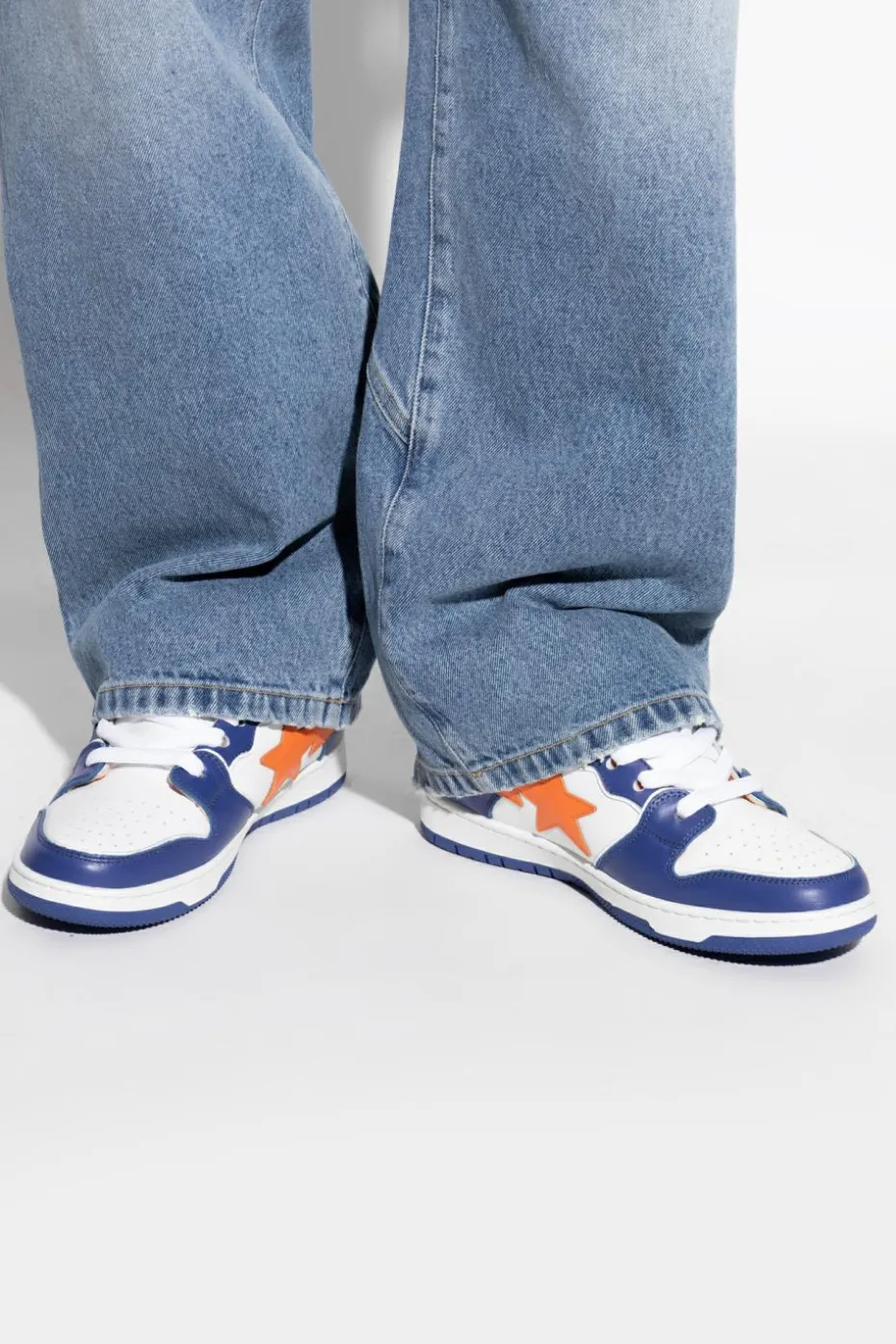 A BATHING APE® MULTICOLOUR Sports shoes with logo