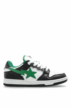 A BATHING APE® MULTICOLOUR Sports shoes with logo