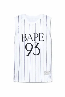 A BATHING APE® WHITE Sleeveless T-shirt