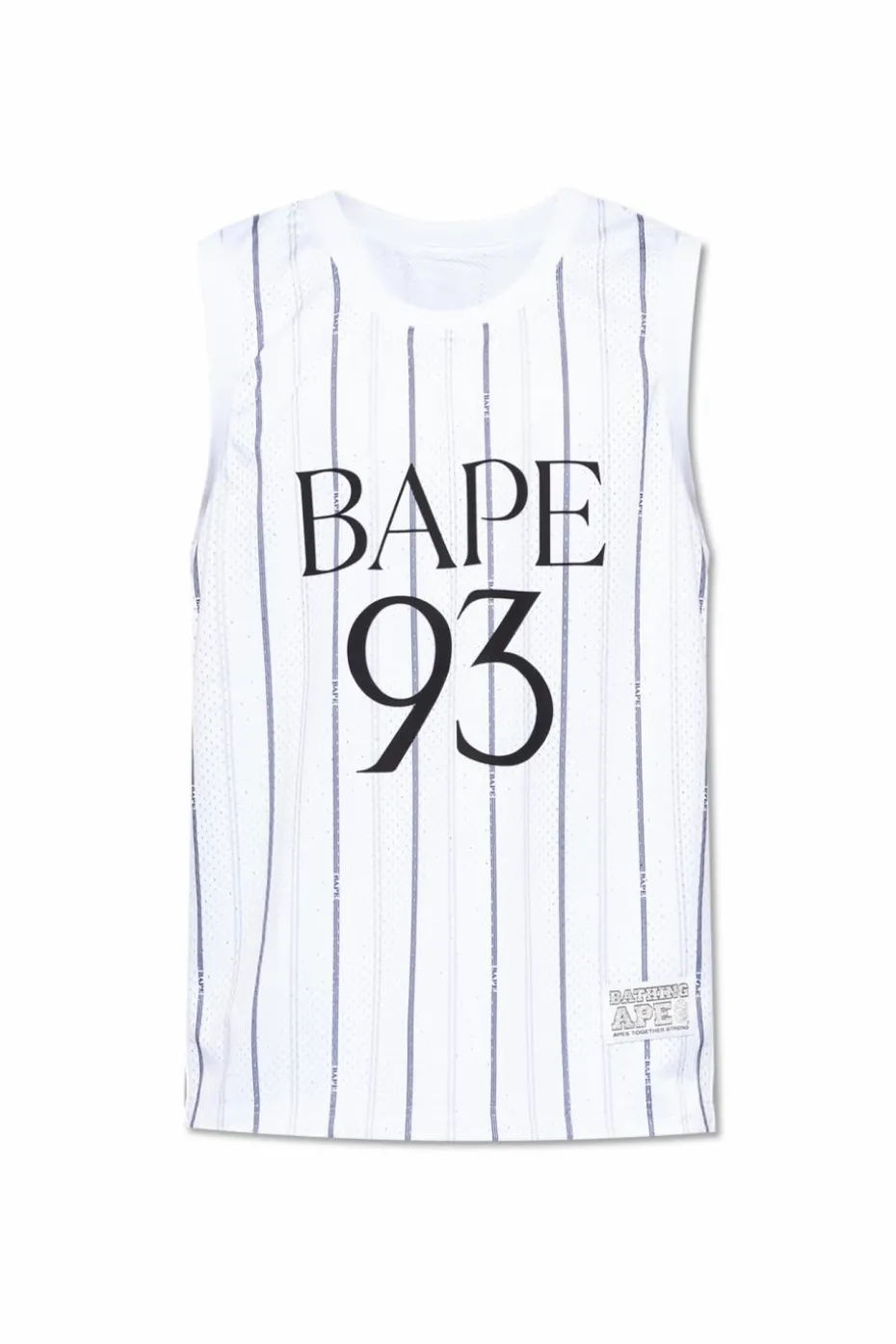 A BATHING APE® WHITE Sleeveless T-shirt