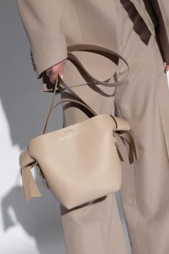 Acne Studios beige ‘Musubi Mini’ shoulder bag