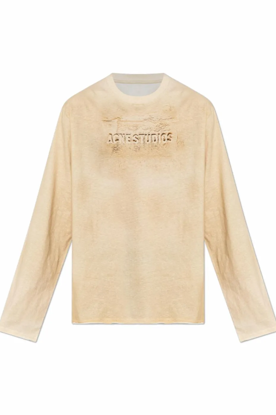 Acne Studios beige T-shirt with logo