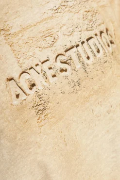 Acne Studios beige T-shirt with logo