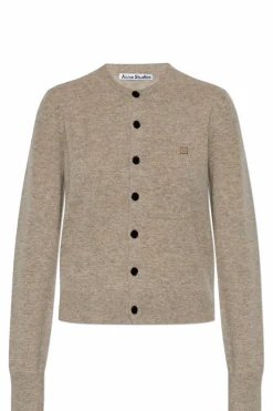 Acne Studios beige Wool cardigan