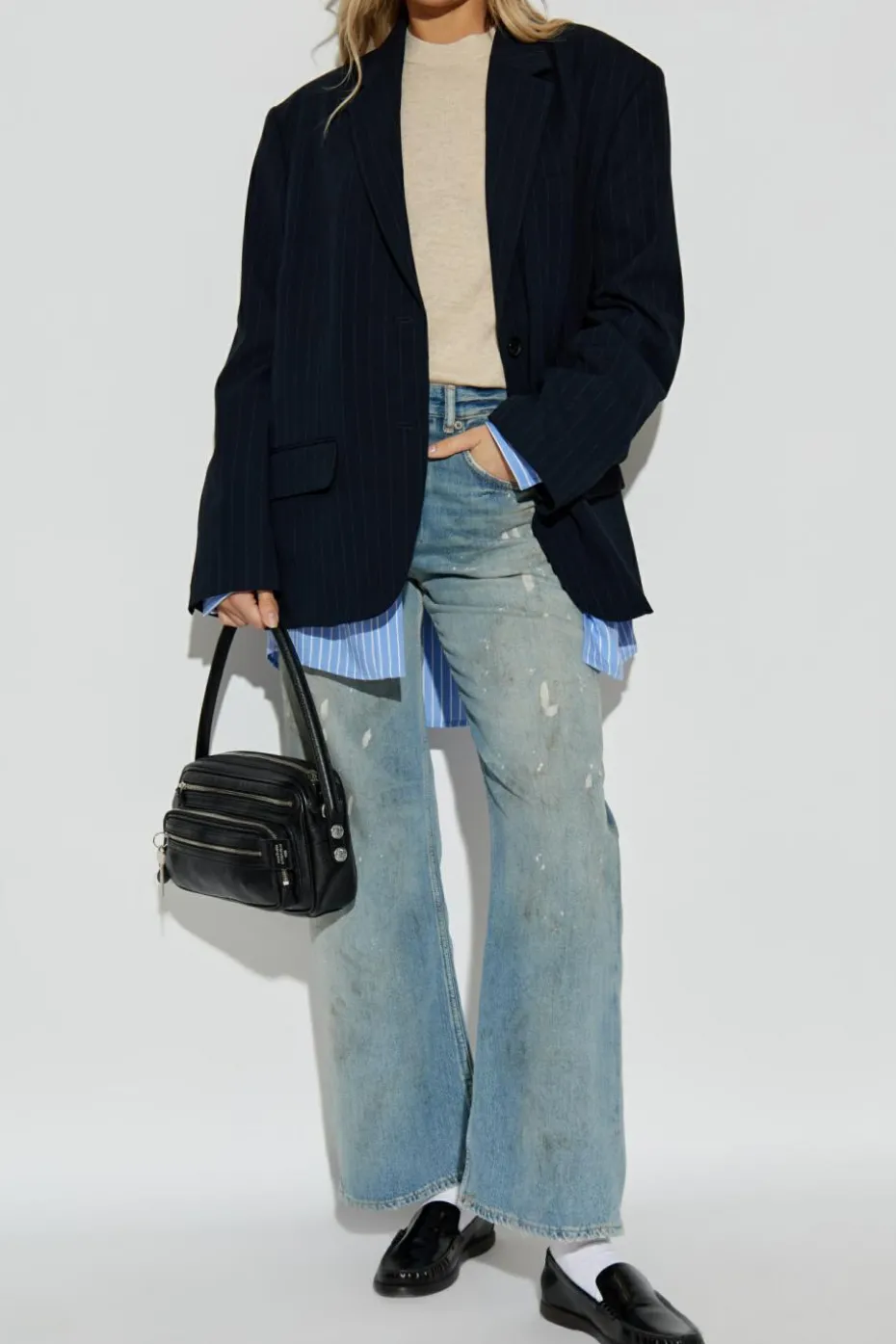 Acne Studios beige Wool sweater