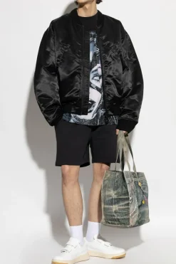 Acne Studios BLACK Logo shorts