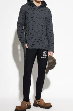 Acne Studios BLACK Pants with logo