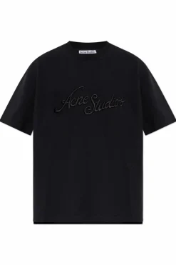 Acne Studios BLACK T-shirt with logo