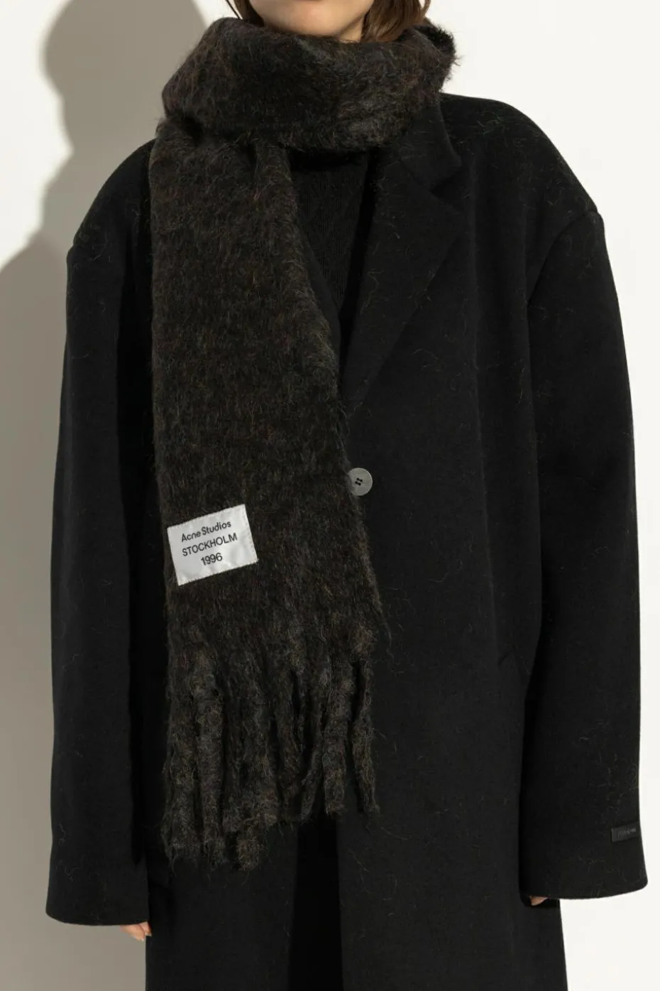 Acne Studios BLACK Wool scarf