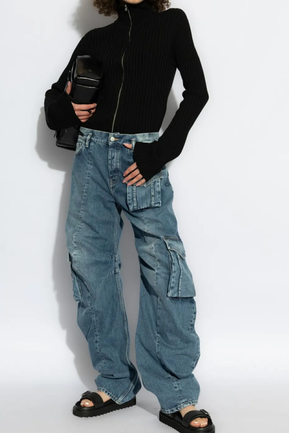 Acne Studios BLUE Cargo style jeans