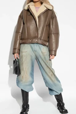 Acne Studios BROWN Leather jacket