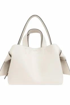 Acne Studios cream ‘Musubi Midi’ shopper bag