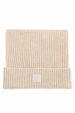 Acne Studios cream Wool hat