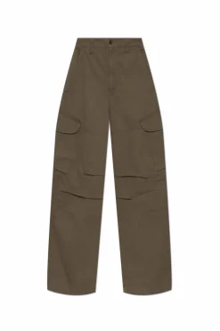 Acne Studios GREEN Pants with pockets