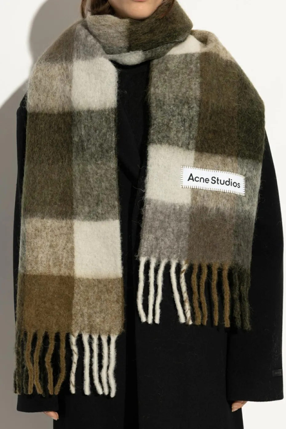 Acne Studios GREEN Wool scarf