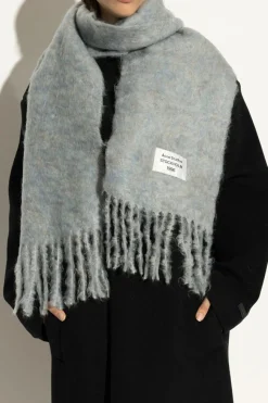 Acne Studios light blue Wool scarf