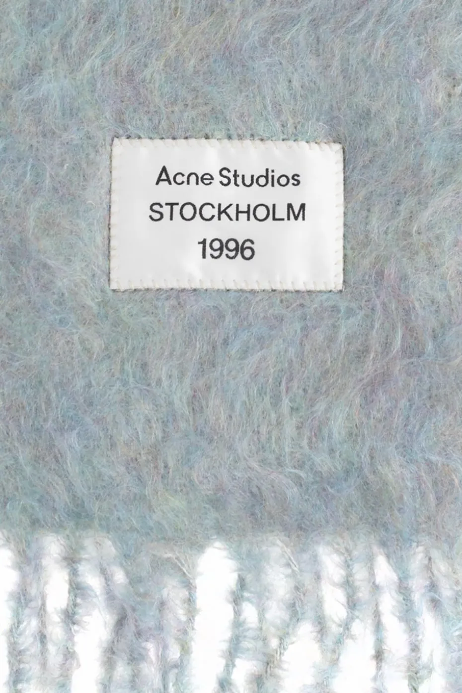Acne Studios light blue Wool scarf