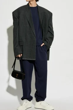 Acne Studios NAVY BLUE Long sleeve T-shirt