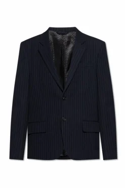 Acne Studios NAVY BLUE Pinstripe blazer