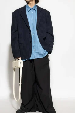Acne Studios NAVY BLUE Pinstripe blazer
