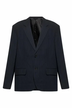 Acne Studios NAVY BLUE Pinstripe Blazer
