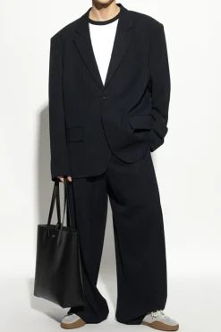 Acne Studios NAVY BLUE Pinstripe Blazer