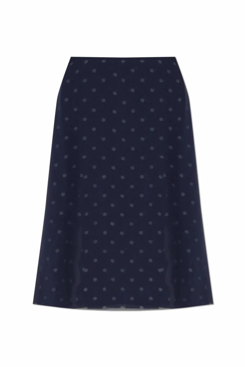 Acne Studios NAVY BLUE Polka dot pattern skirt