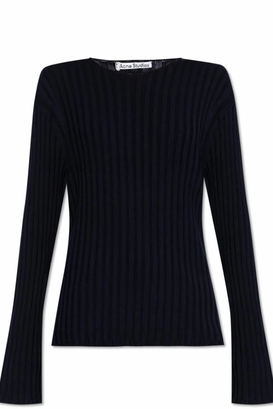 Acne Studios NAVY BLUE Ribbed Sweater