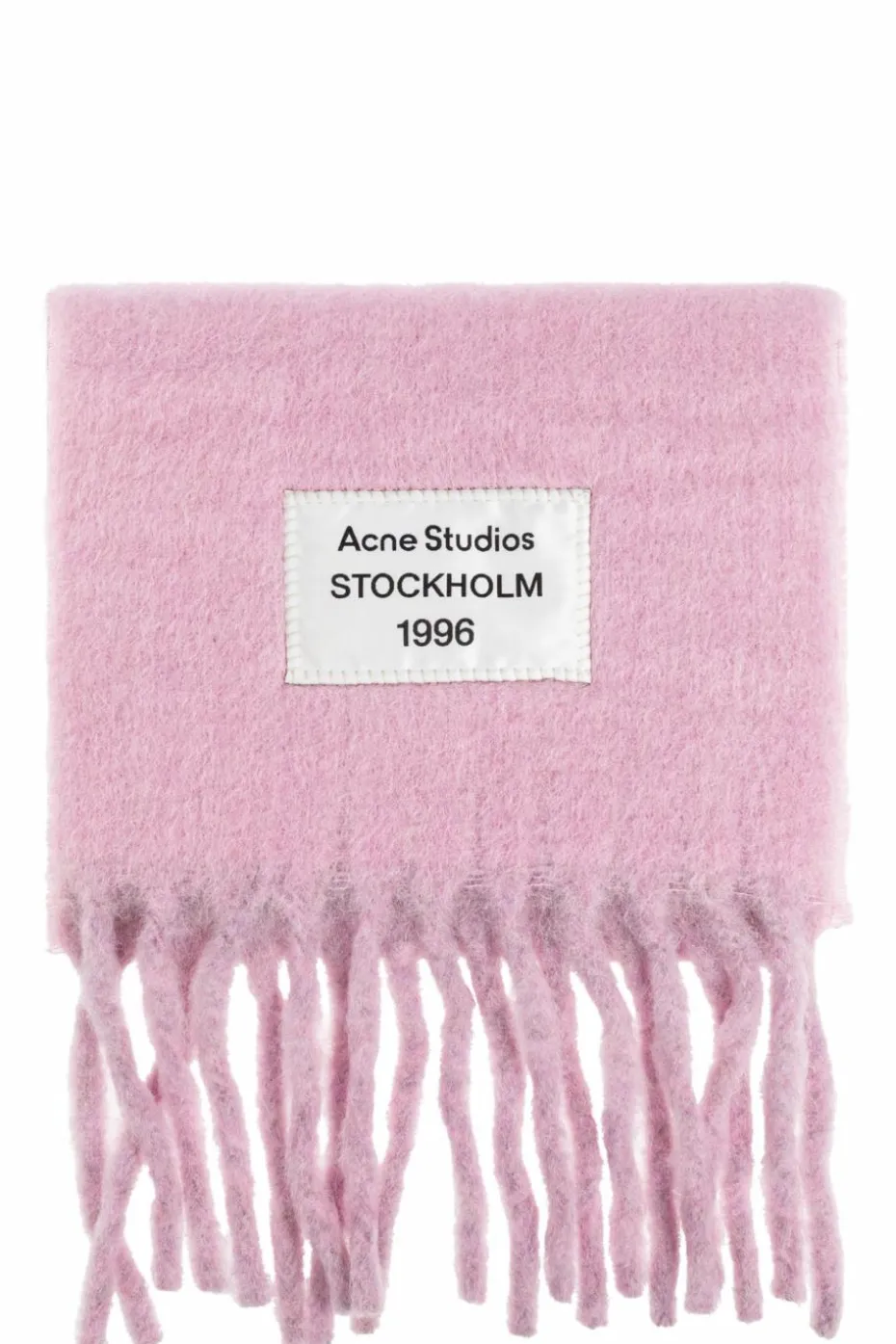 Acne Studios PINK Scarf with logo
